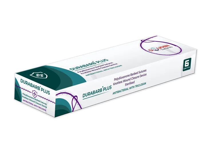 Sutures Crantées Antibactériennes en Polydioxanone