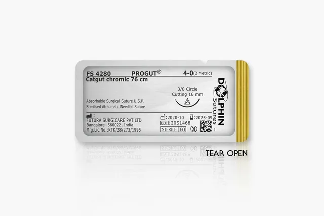 Sutures en Catgut Chromé