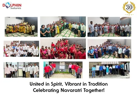 Celebrating Navaratri: Colors, Unity, and Festive Spirit at Work