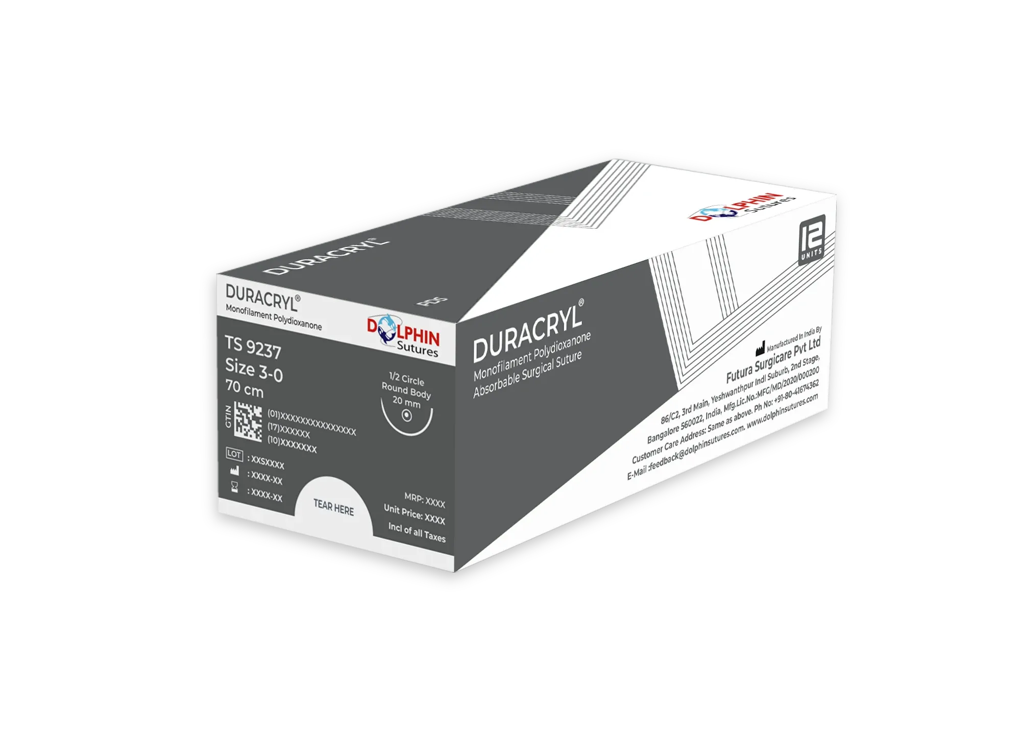Duracryl Dolphin Sutures