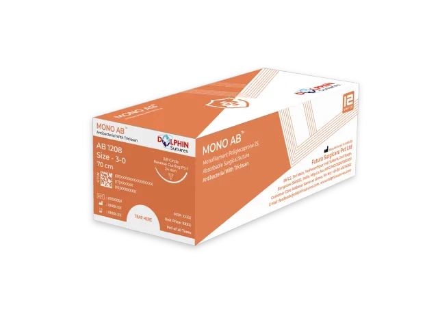Suturas Antibacterianas de Poliglecaprona 25