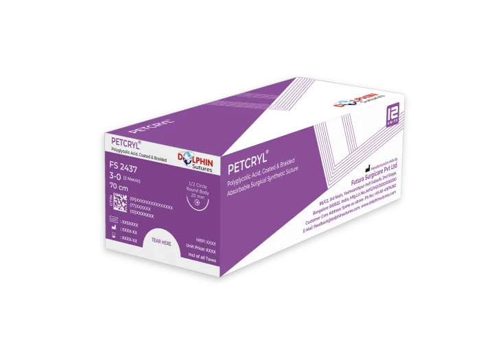 Nahtmaterial aus Polyglycolsäure (PGA)