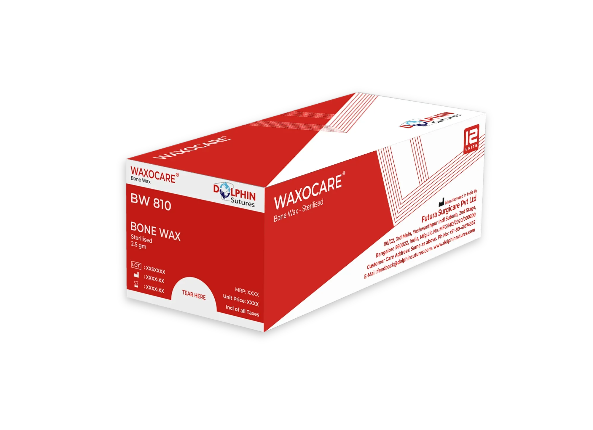 Waxbond Dolphin Sutures