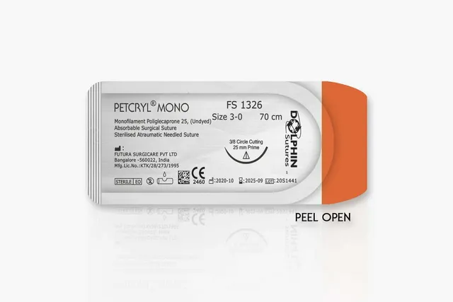 Sutures en Poliglécaprone 25
