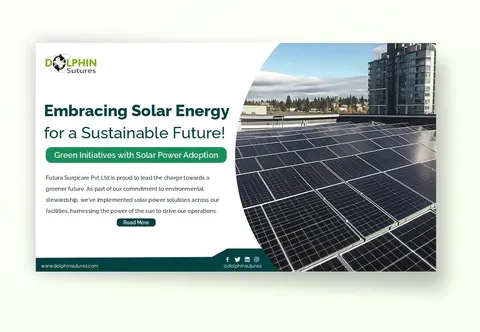 Dolphin Sutures Leads the Way with Rooftop Solar Power Plant