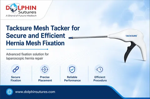 Tacksure Mesh Tacker for Secure and Efficient Hernia Mesh Fixation