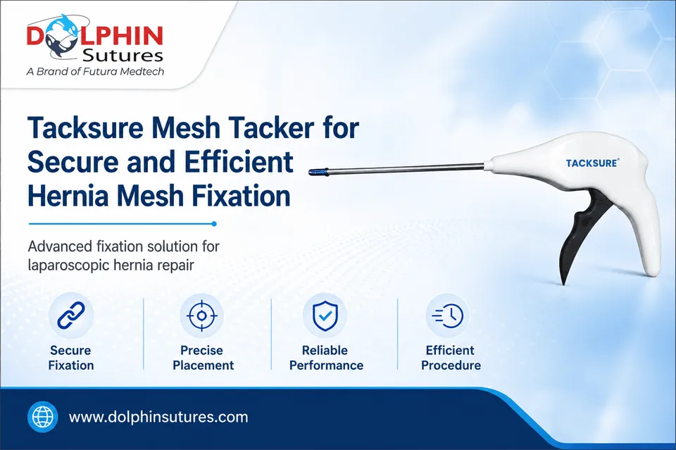 Tacksure Mesh Tacker for Secure and Efficient Hernia Mesh Fixation