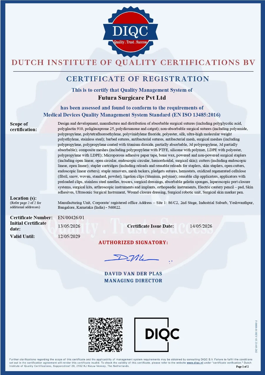 ISO 13485:2016 — DIQC · Netherlands