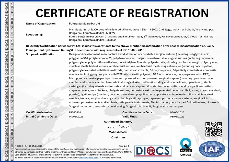 ISO 13485:2016 — DIQCS