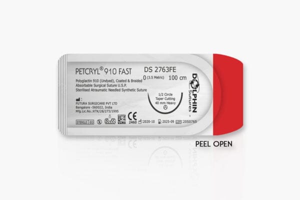 absorbing polyglactin 910 sutures af peel Dolphin Sutures