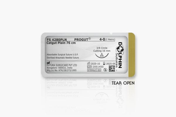 catgut plain sutures tear Dolphin Sutures