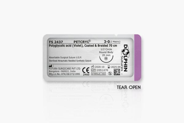 pga sutures af tear Dolphin Sutures