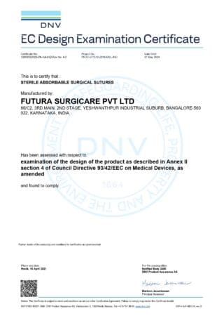CE Design Certificate