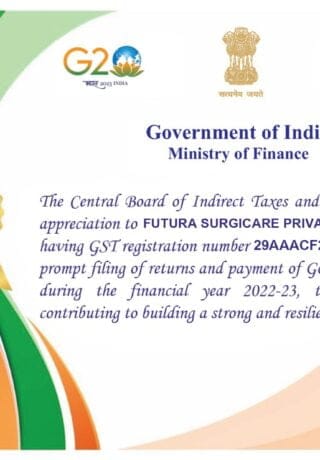 GST Certificate Of Appreciation